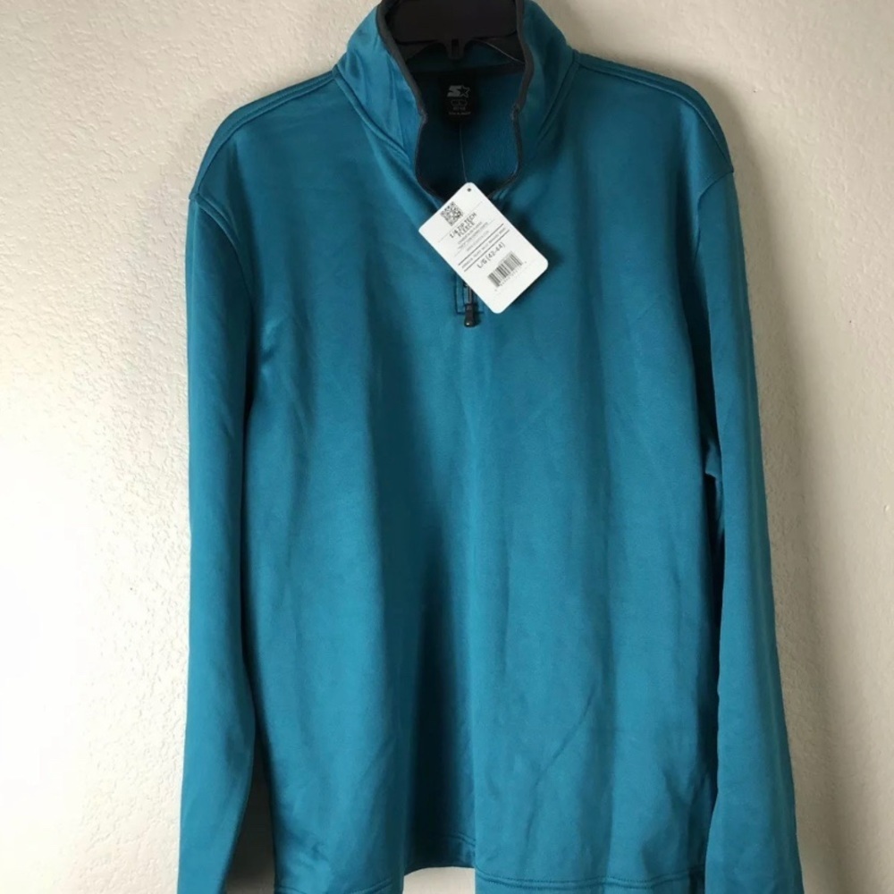 Starter 1/4 Zip Tech Fleece Pull Over Size Large